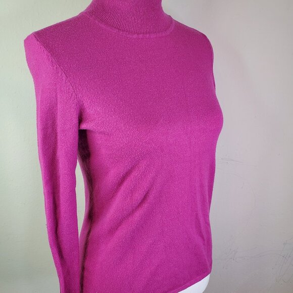 Maison Jules Juniors Pink Raspberry Mockneck Sweater XS - Picture 1 of 10